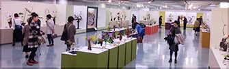 いけばな作品の展示会場イメージ